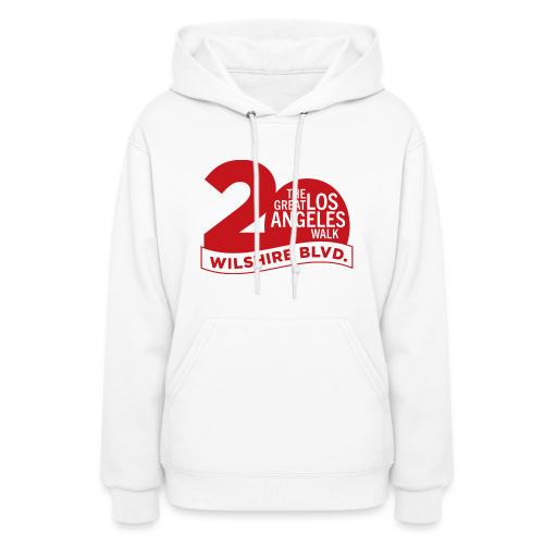 The Great Los Angeles Walk 2025 (20th Anniv.-Red) - Women's Hoodie
