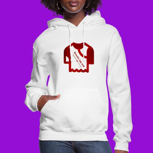 Kenada Logo white spray - Women's Hoodie