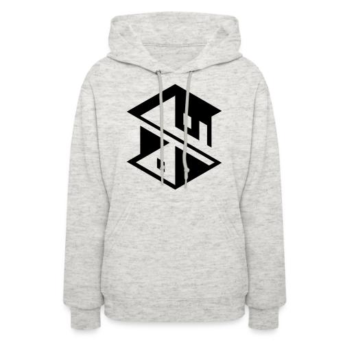 Unreal Estate Records Logo Black - Women's Hoodie