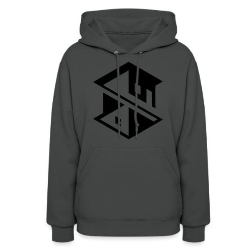 Unreal Estate Records Logo Black - Women's Hoodie