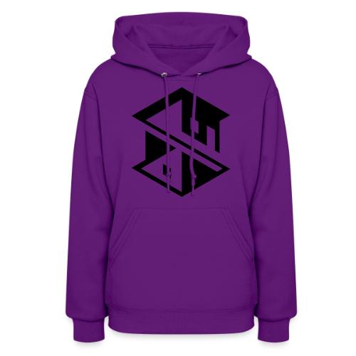 Unreal Estate Records Logo Black - Women's Hoodie