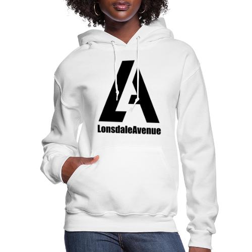 Lonsdale Avenue Logo Black Text - Women's Hoodie