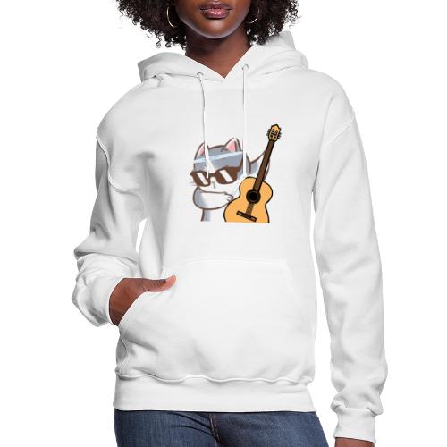 Cat Guitar T-Shirt - Women's Hoodie
