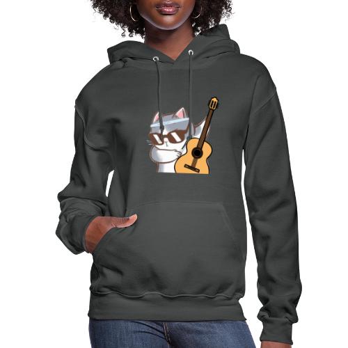 Cat Guitar T-Shirt - Women's Hoodie