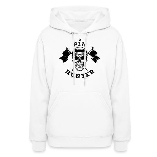 PIN HUNTER - Pro Golf Gift Tee - Skull & Flag - Women's Hoodie