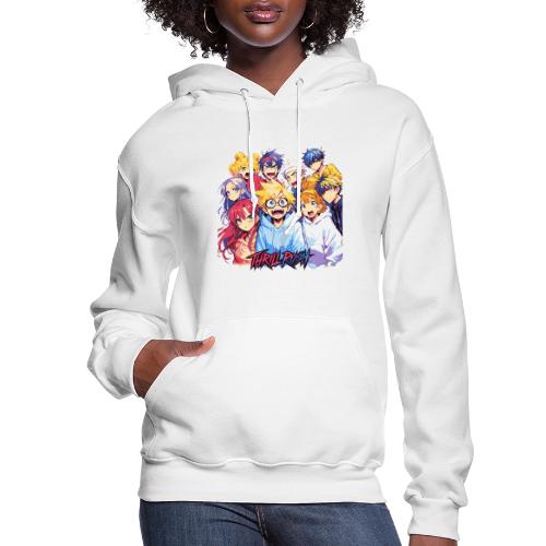 Thrill Rush Anime Squad Streetwear - Women's Hoodie