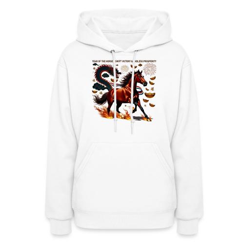 Year of the Horse Victory T Shirt, Lunar New Year - Women's Hoodie