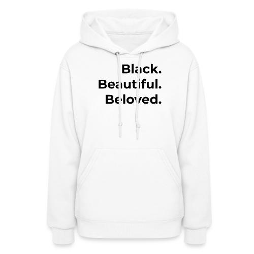 Black Beloved Tee - Women's Hoodie