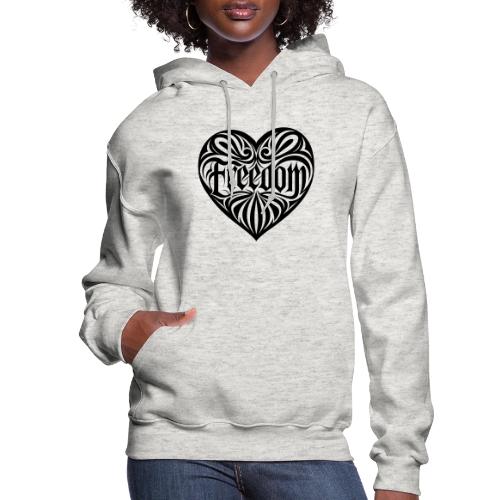FREEDOM in Heart - Women's Hoodie