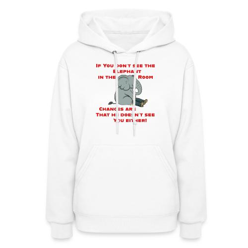 Elephant in the Room Meme - Women's Hoodie