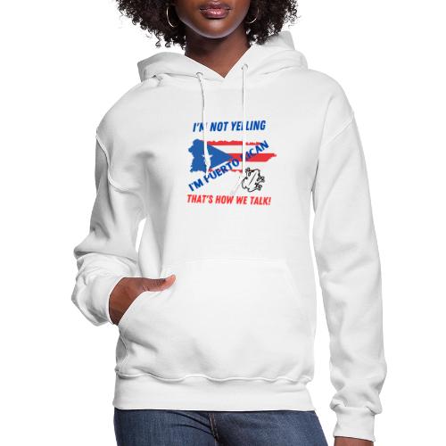 T-shirt ne criant pas - Molleton à capuche pour femmes