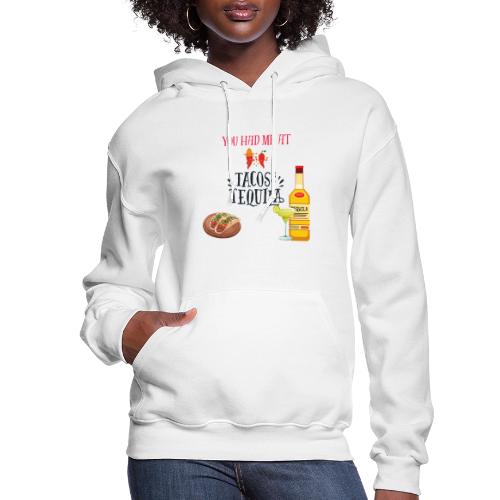 Tacos & Tequila - Molleton à capuche pour femmes