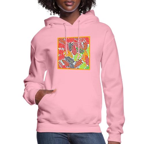 Chic Leaves Artistic Spectrum - Women's Hoodie