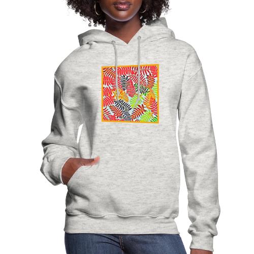 Chic Leaves Artistic Spectrum - Women's Hoodie
