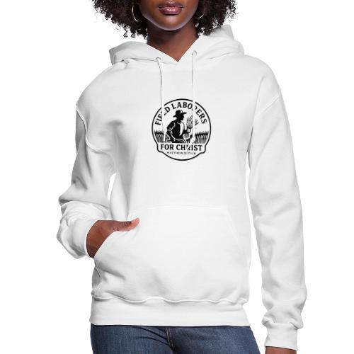 Field Labor Matt 9 37 Big background - Women's Hoodie