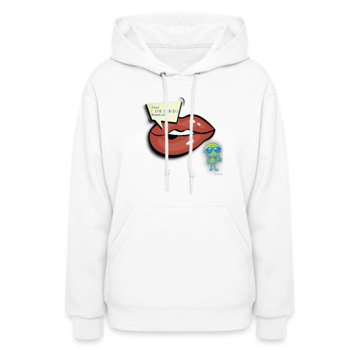 Smoon City_I wear lipstick - Women's Hoodie
