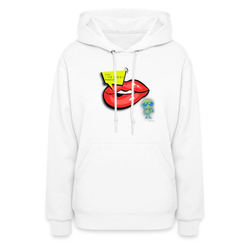 Smoon City_I wear lipstick enhanced - Women's Hoodie