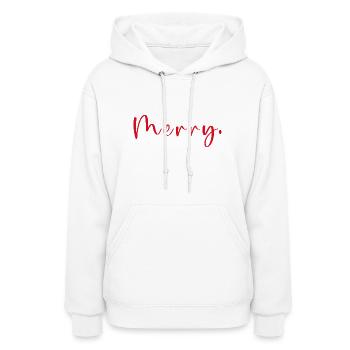 Merry - Women's Hoodie - white - Front - Camila (177cm)