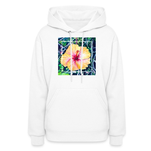 Hibiscus Watercolor - Women's Hoodie