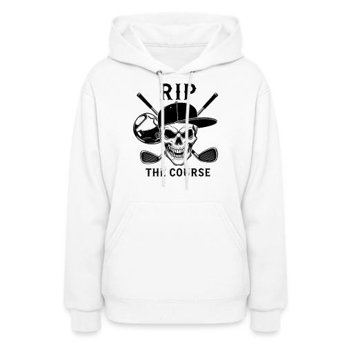 RIP THE COURSE - Skull Golf Gift Tee for Men - Women's Hoodie