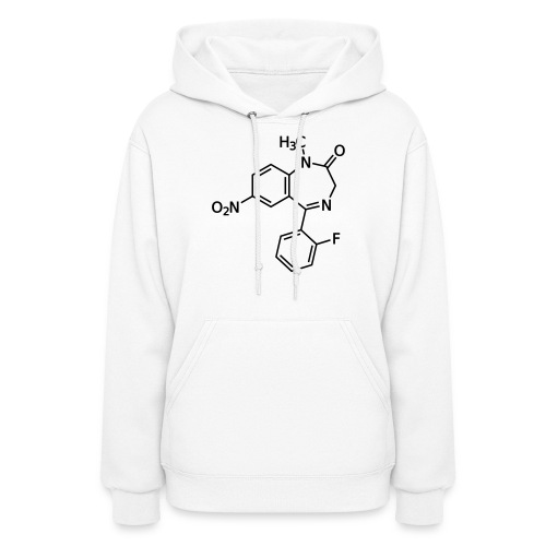 Flunitrazepam (roofie) molecule - Women's Hoodie