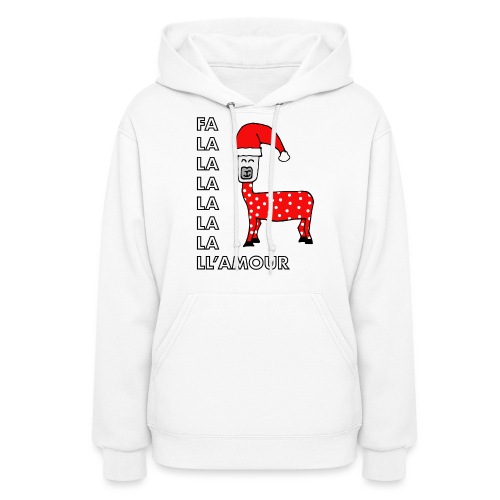 Christmas llama. - Women's Hoodie