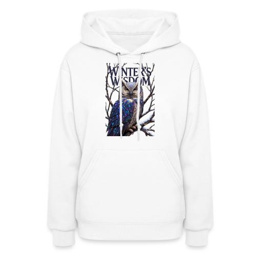 Crystalized Forest Owl T-Shirt - Women's Hoodie