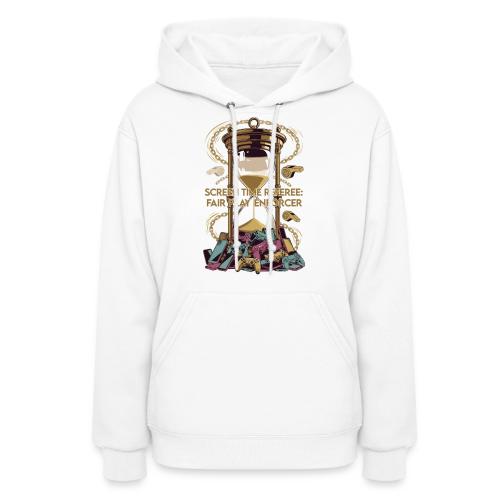 Screen Time Referee T Shirt, Fair Play Enforcer - Women's Hoodie