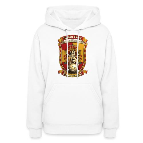 Spain Lion Fury T-Shirt, Spanish Crest Gift - Women's Hoodie