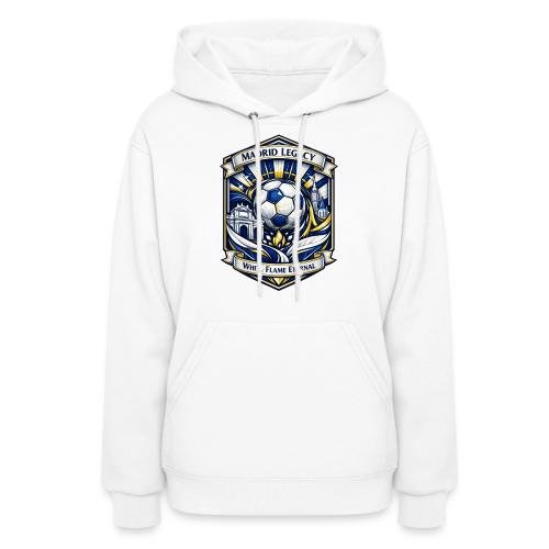 Madrid White Legacy T Shirt, Madrid Fan Gift - Women's Hoodie