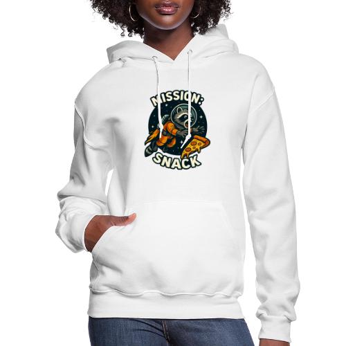 Mission Snack Raccoon Pizza Space Design - Women's Hoodie