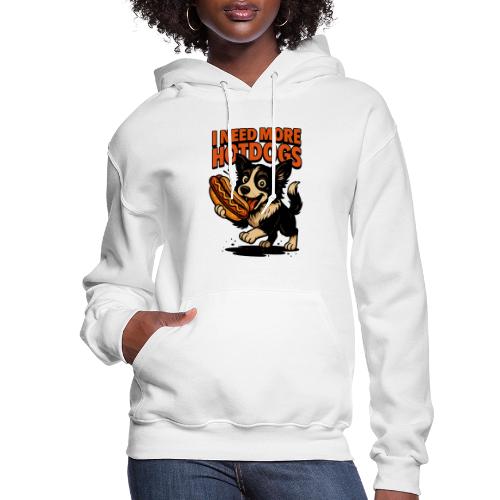 Funny Dog Hotdog Lover T-Shirt - Women's Hoodie