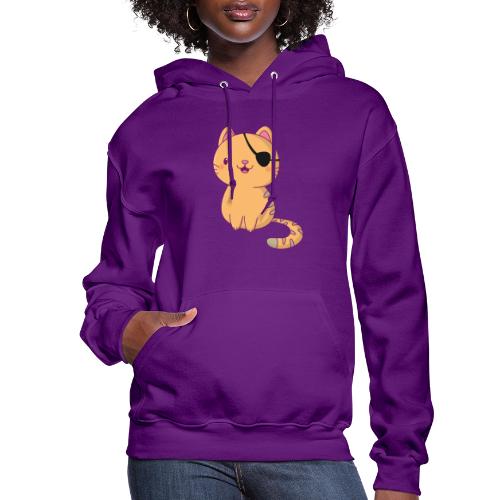 Cat with 3D glasses doing Vision Therapy! - Women's Hoodie