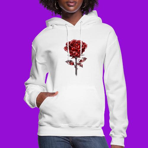 Silver Rose - Women's Hoodie