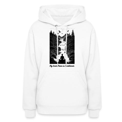 Conditional Inner Peace T-Shirt | Minimalist Zen - Women's Hoodie