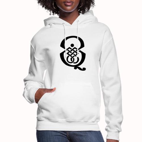 qcpb black logo - Women's Hoodie