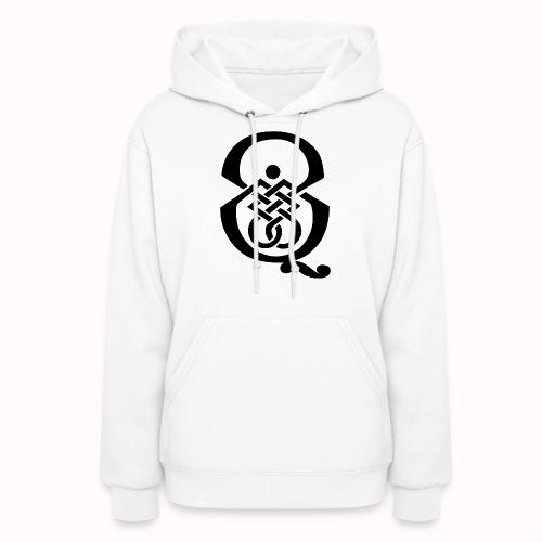 qcpb black logo - Women's Hoodie