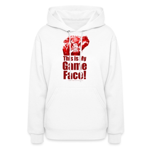 This my Game Face_revised - Women's Hoodie