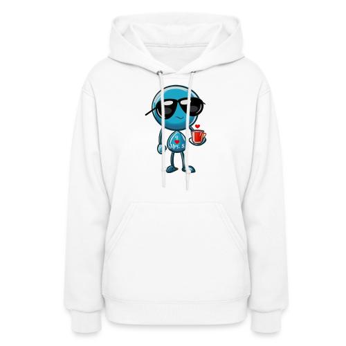 Smoon_I love Mrs S_Blue - Women's Hoodie