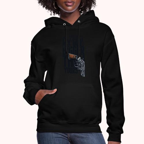 My gun is much bigger than yours - Women's Hoodie