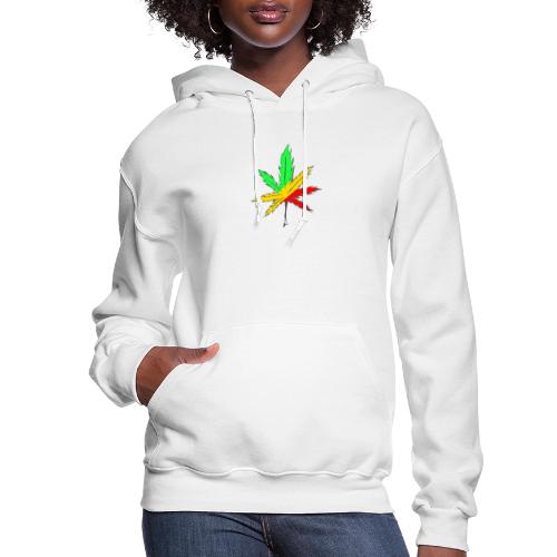 Rasta leaf - Women's Hoodie