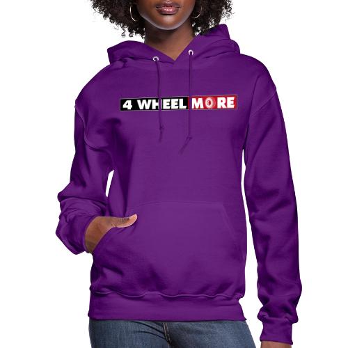 4 Wheel More Rectangle Logo - Women's Hoodie