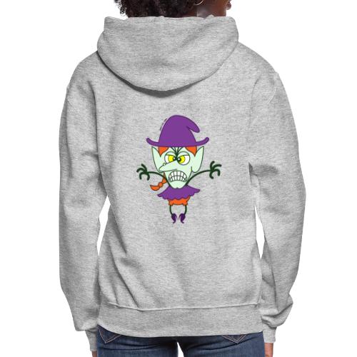 Scary Halloween Witch - Women's Hoodie