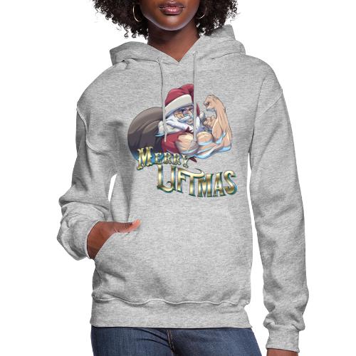 Merry Liftmas by Pheasyque ! (Limited Ed. Design) - Women's Hoodie