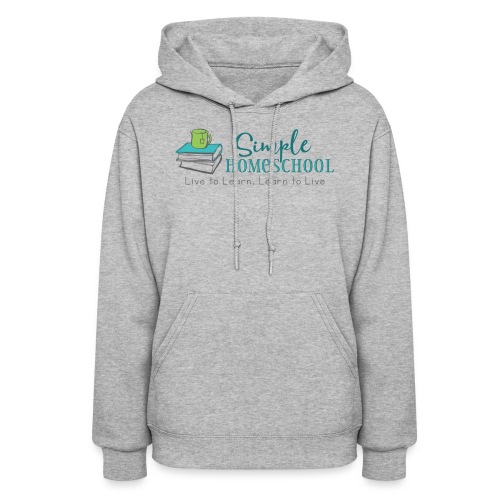 Simple Homeschool Logo with Motto - Women's Hoodie