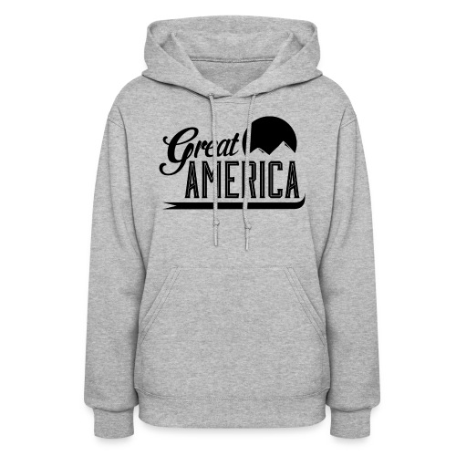Great America Logo Black 01 - Women's Hoodie