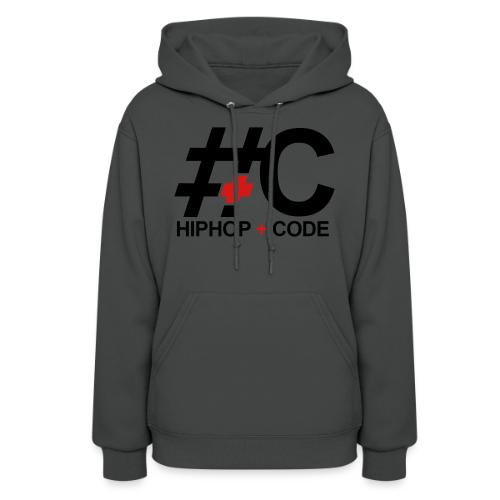 hiphopandcode-logo-2color - Women's Hoodie