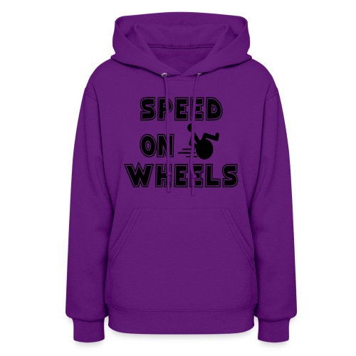 Speed on wheels for real fast wheelchair users - Women's Hoodie