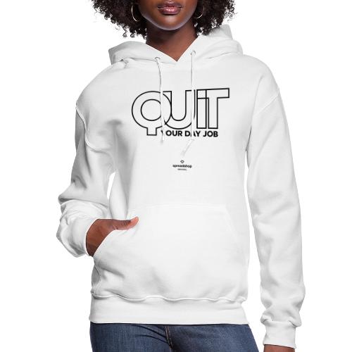 Quit in black - Women's Hoodie