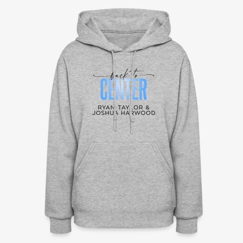 Back to Center Title Black - Women's Hoodie